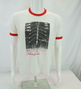 Vtg Head Of The Connecticut Regatta T - Shirt Made In Usa White & Red Men 